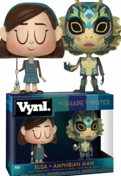 Designer Vinyl>The Shape Of Water - Elisa & Amphibian Man Vynl. Vinyl Figure 2-Pack