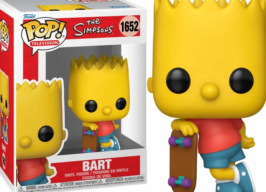 Standard Pop!>The Simpsons - Bart with Skateboard Pop! Vinyl Figure