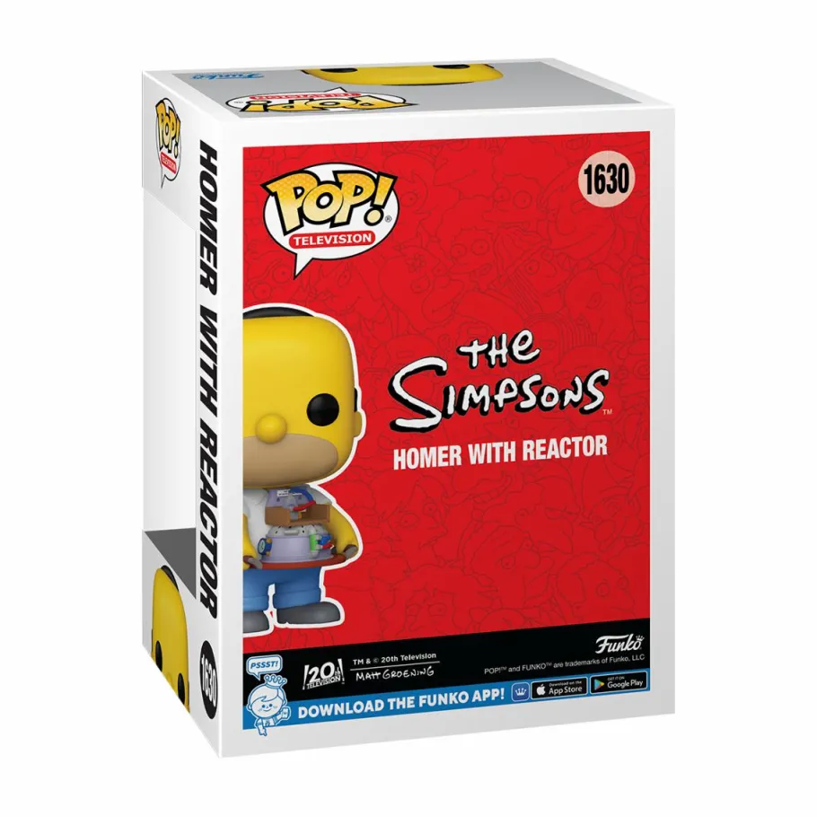 Funko Convention Exclusives>The Simpsons - Homer with Reactor Pop! Vinyl Figure (2024 Funkon London Convention Exclusive) (Popcultcha Exclusive)