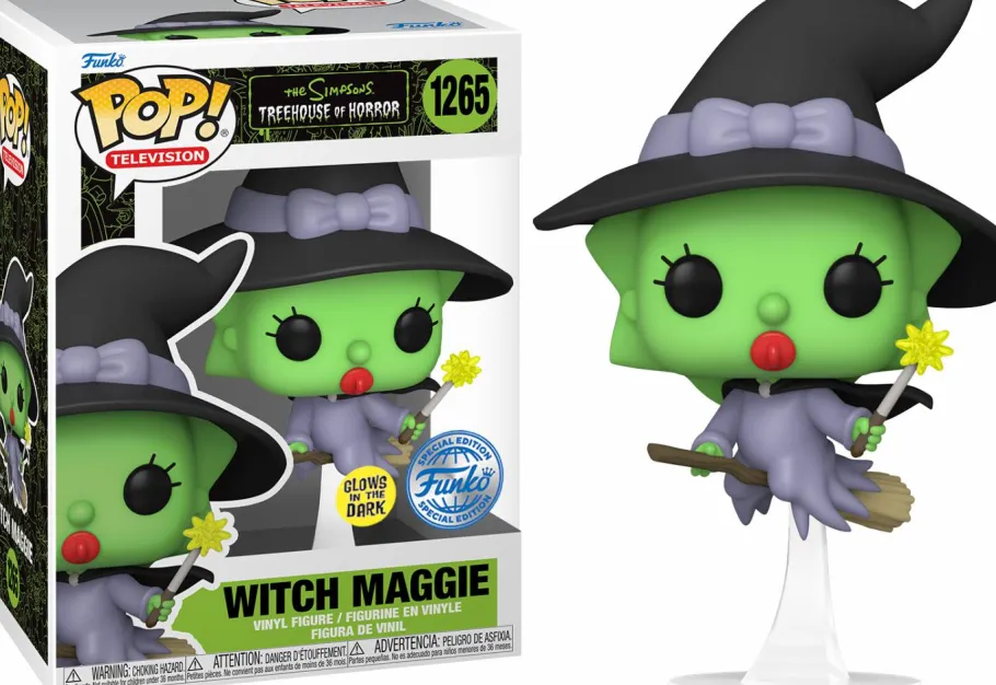 Standard Pop!>The Simpsons - Maggie Simpson as Witch Glow in the Dark Pop! Vinyl Figure