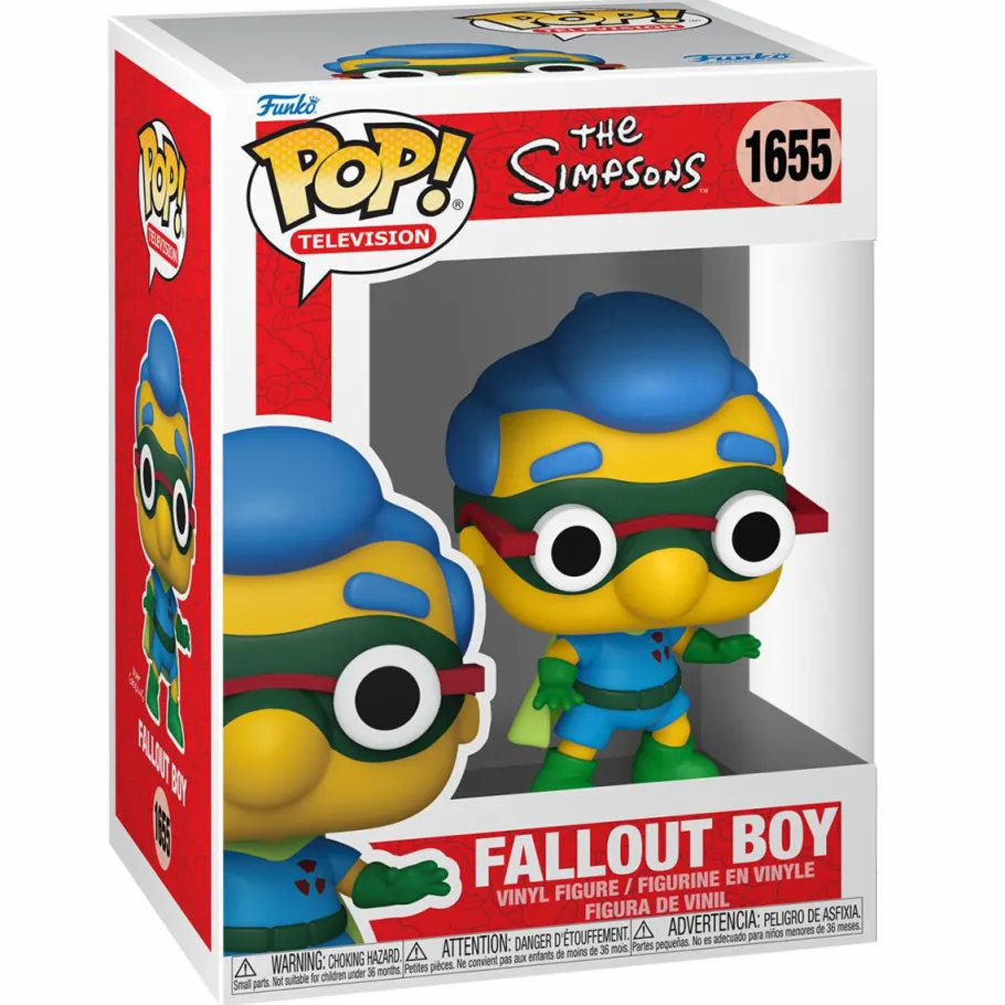 Standard Pop!>The Simpsons - Milhouse as Fallout Boy Pop! Vinyl Figure