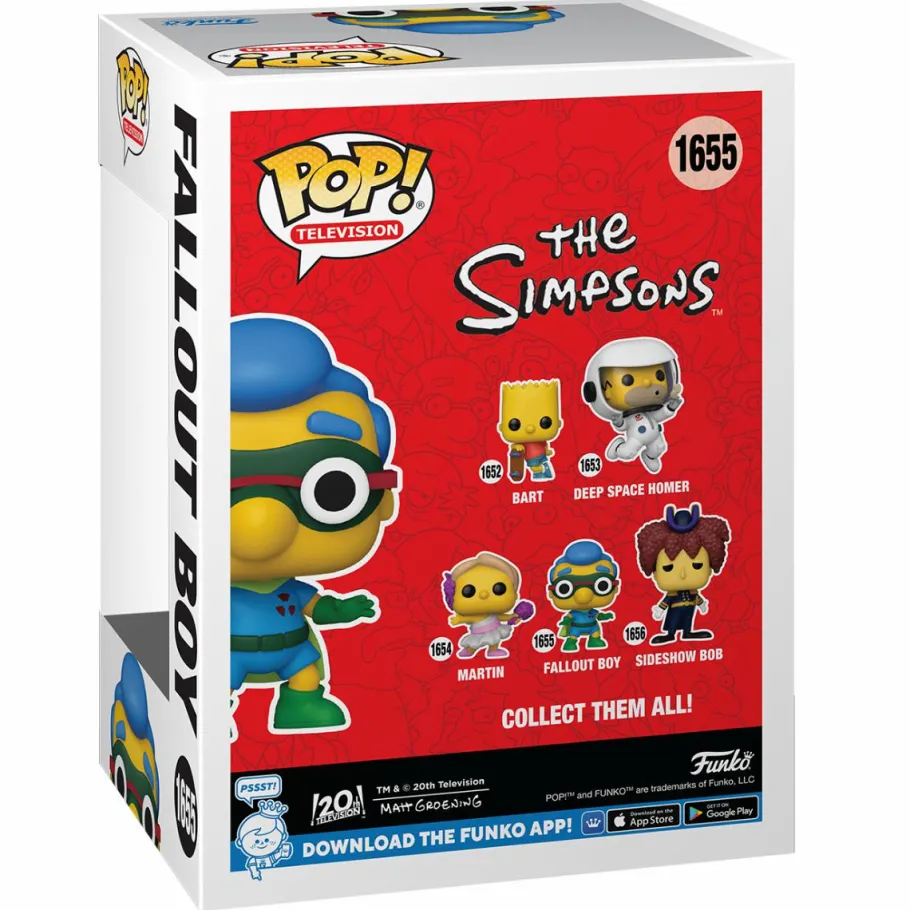 Standard Pop!>The Simpsons - Milhouse as Fallout Boy Pop! Vinyl Figure