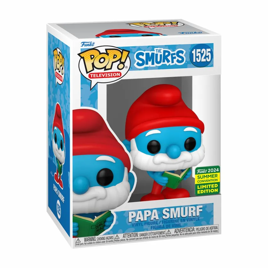 Standard Pop!>Smurfs The - Papa Smurf Pop! Vinyl Figure (2024 Summer Convention Exclusive)