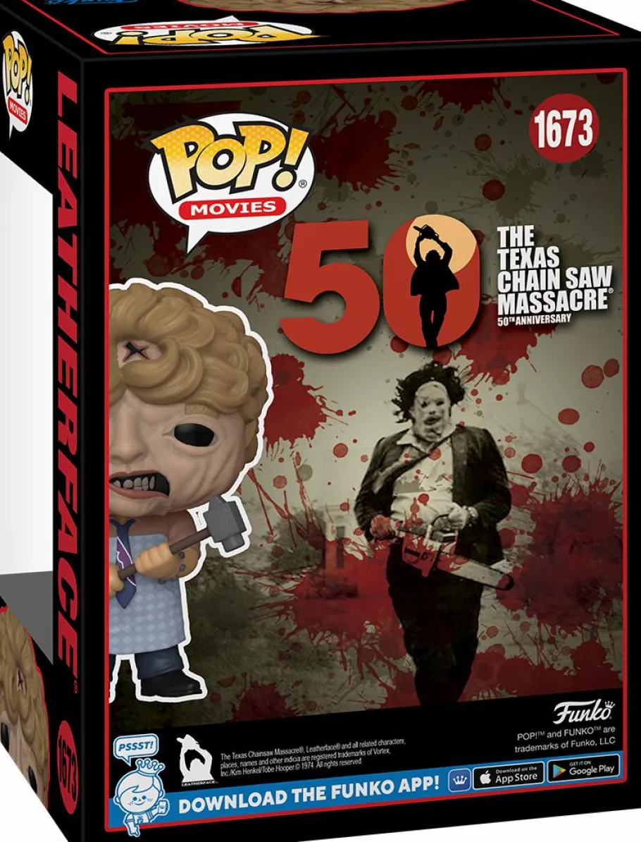 Standard Pop!>Texas Chainsaw Massacre The - Leatherface with Hammer 50th Anniversary Pop! Vinyl Figure