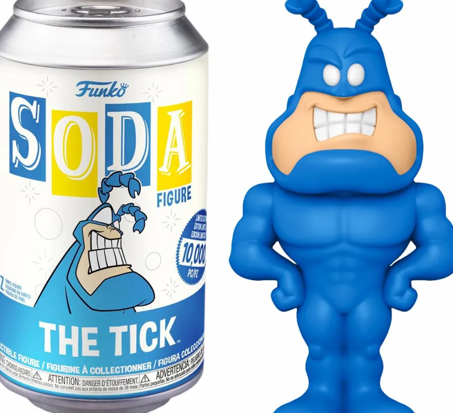 Designer Vinyl>The Tick - Vinyl SODA Figure in Collector Can