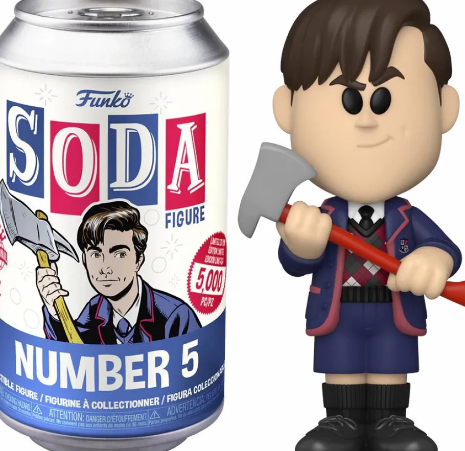Designer Vinyl>The Umbrella Academy - Number 5 Vinyl SODA Figure in Collector Can (International Edition)