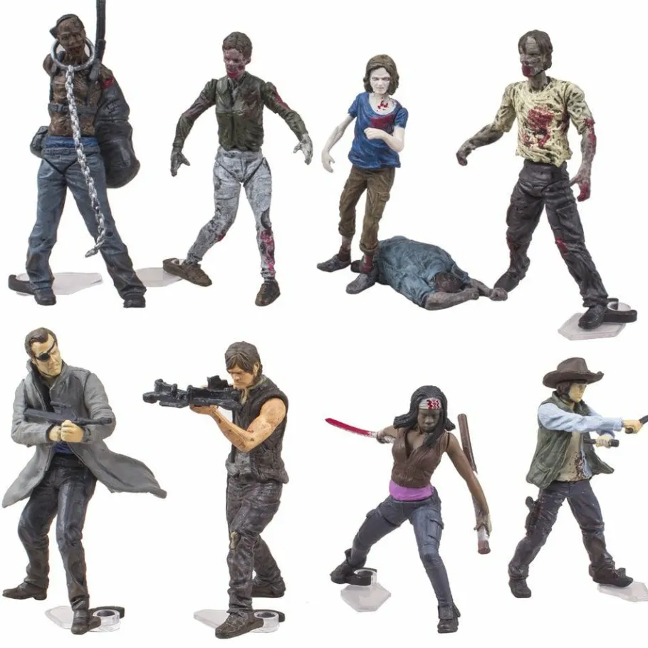 Blind Box>The Walking Dead - Building Set Series 1 Figure Display (24 Blind Bags)