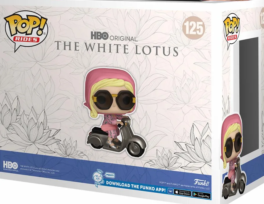 Pop! Rides & Town>White Lotus, The The White Lotus - Tanya McQuoid on Scooter Pop! Rides Vinyl Figure