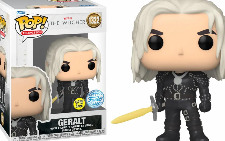 Standard Pop!>The Witcher (2019) - Geralt with Glow-in-the-Dark Sword Pop! Vinyl Figure