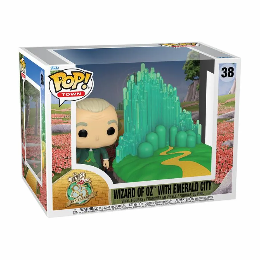 Pop! Rides & Town>The Wizard of Oz - Wizard of Oz With Emerald City Pop! Town Vinyl Figure