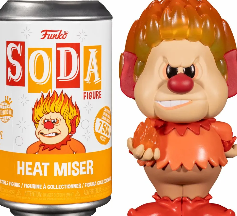 Designer Vinyl>The Year Without Santa Claus The Year Without A Santa Clause - Heat Miser Vinyl SODA Figure in Collector Can (International Edition)