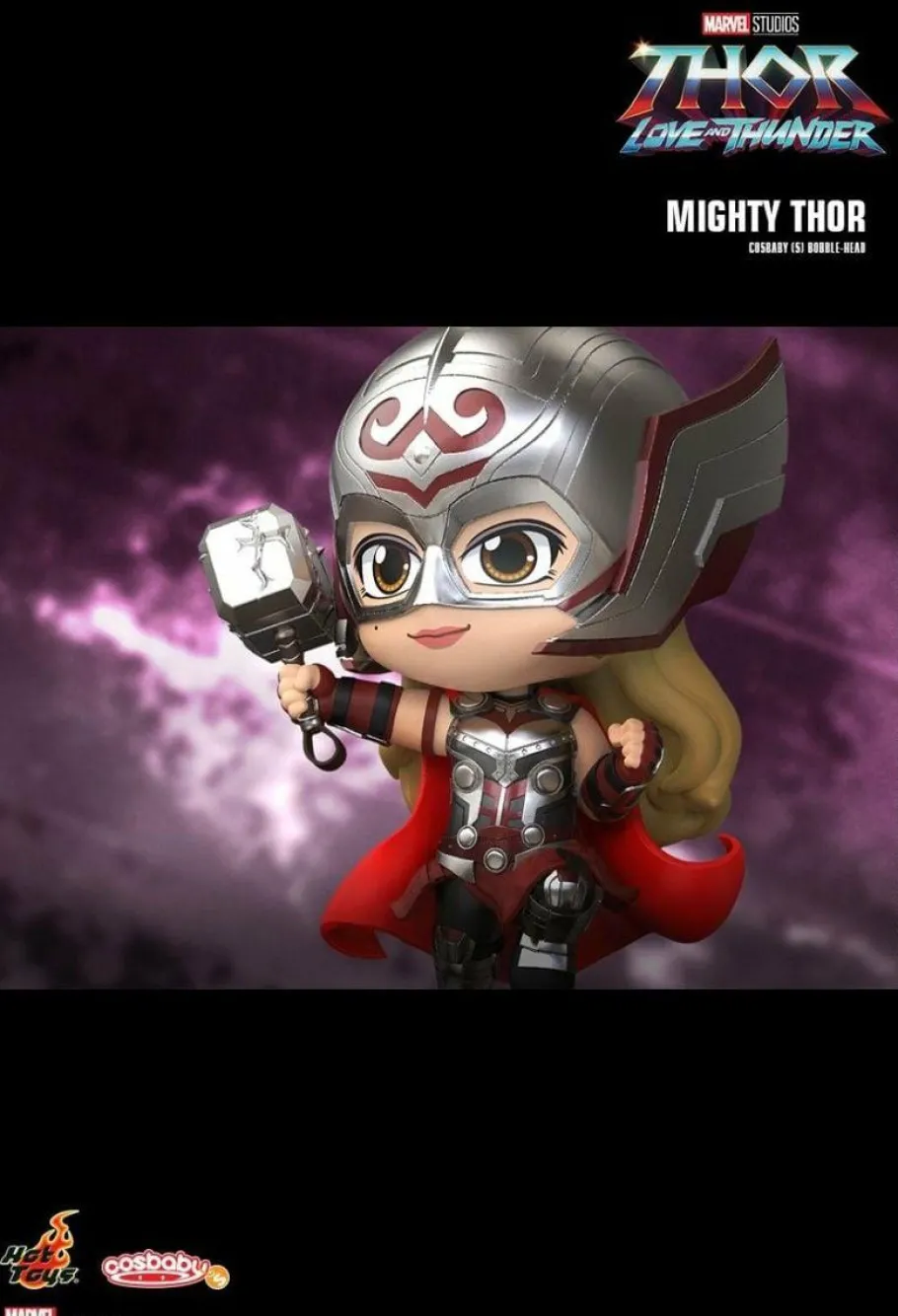 Cosbaby>Thor 4: Love and Thunder - Mighty Cosbaby (S) Hot Toys Figure