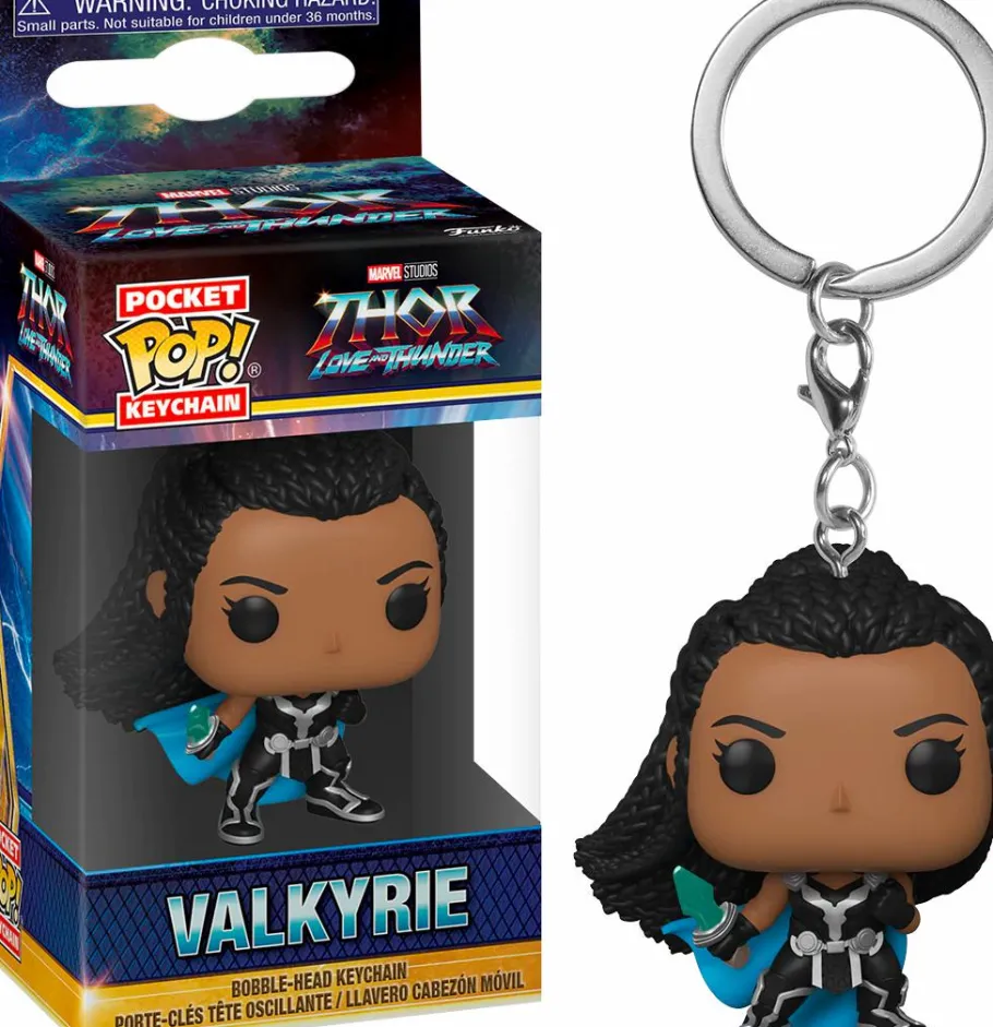 Pop! Keychains>Thor 4: Love and Thunder - Valkyrie Pocket Pop! Vinyl Keychain