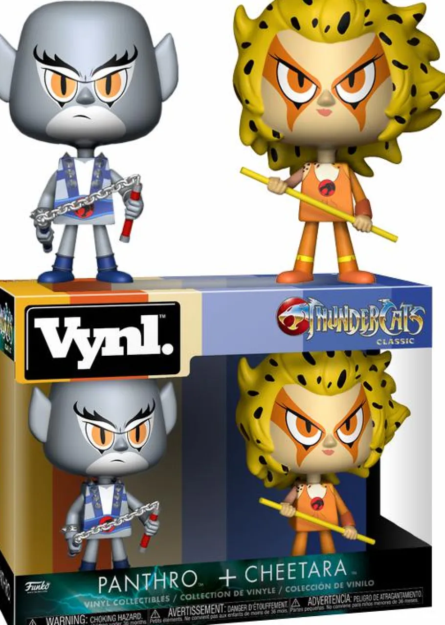 Designer Vinyl>Thundercats - Panthro and Cheetara Vynl. Vinyl Figure 2-Pack