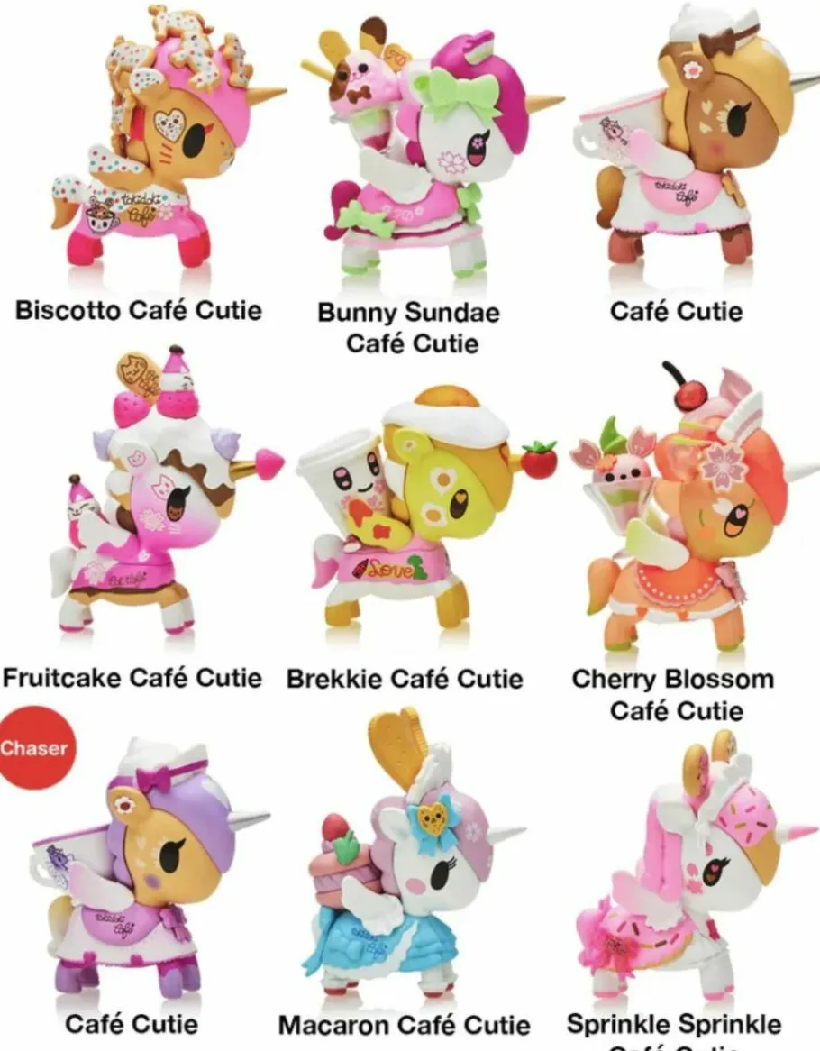 Blind Box>Tokidoki - Cafe Cuties Unicorno Blind Box Vinyl Figure (Single Unit)