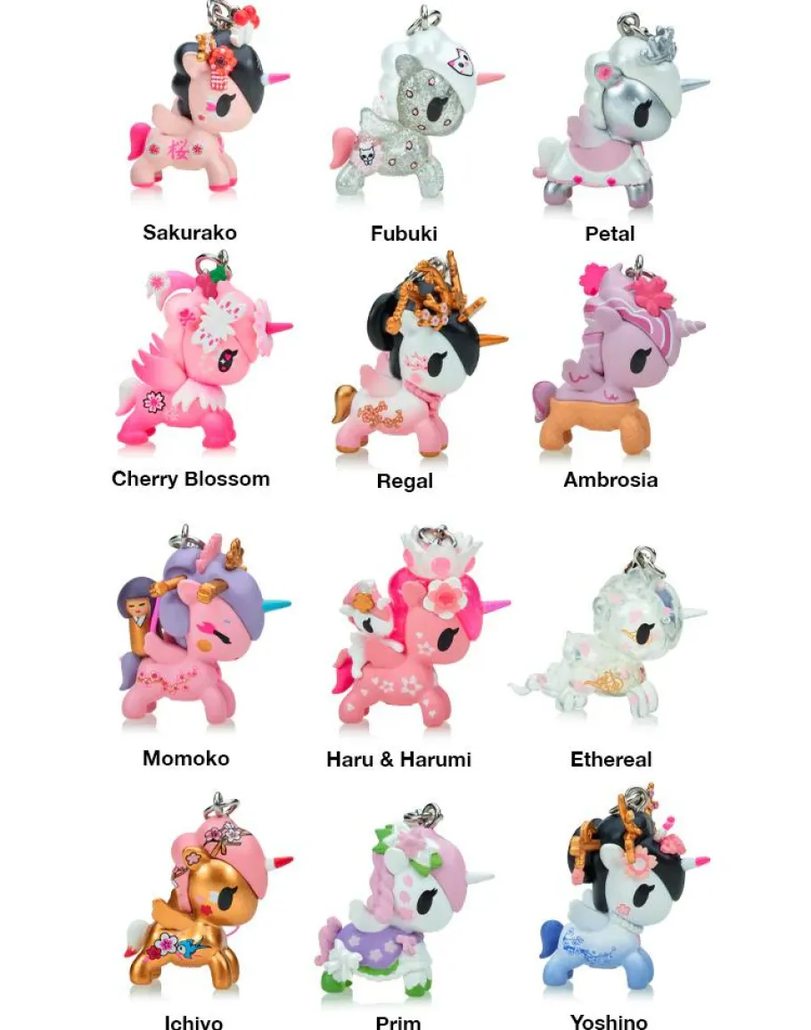 Designer Vinyl>Tokidoki - Cherry Blossom Unicorno Frenzies Blind Box Vinyl Figure (Single Unit)