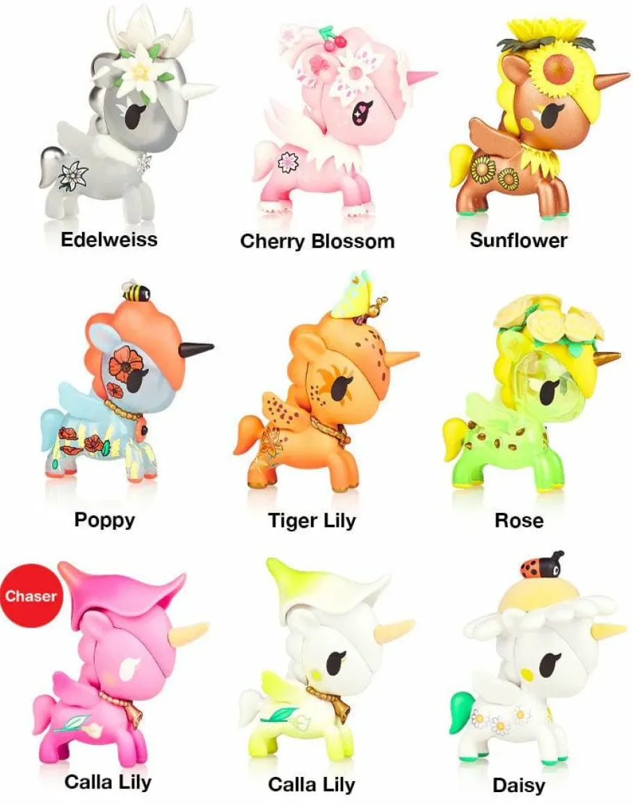 Blind Box>Tokidoki - Flower Power Unicorno Series 2 Blind Box Vinyl Figure (Display of 8)