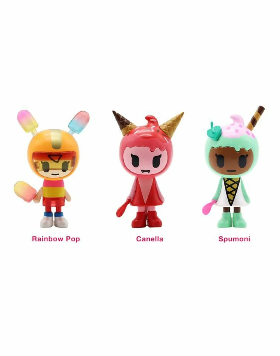 Designer Vinyl>Tokidoki - Ice Cream Girls 3” Vinyl Figure 3-Pack