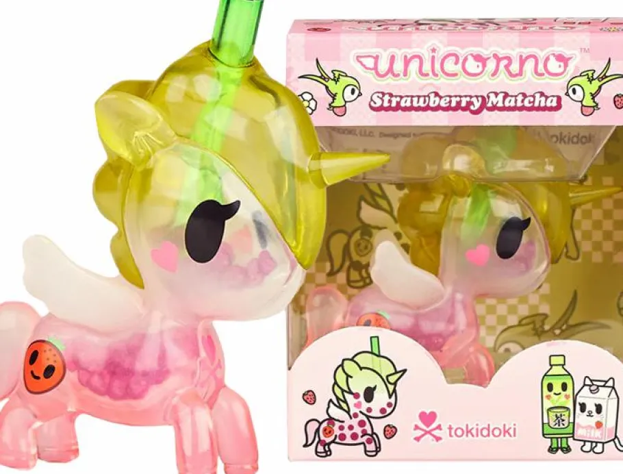 Designer Vinyl>Tokidoki - Strawberry Matcha Unicorno Limited Edition Vinyl Figure