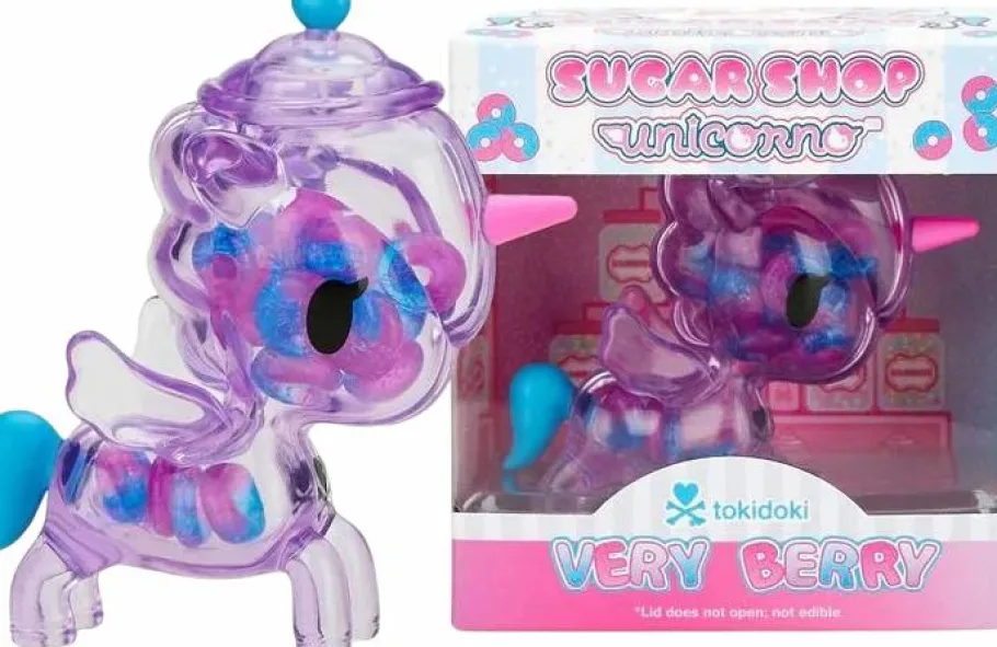 Designer Plush>Tokidoki - Sugar Shop Unicorno Very Berry Limited Edition Vinyl Figure