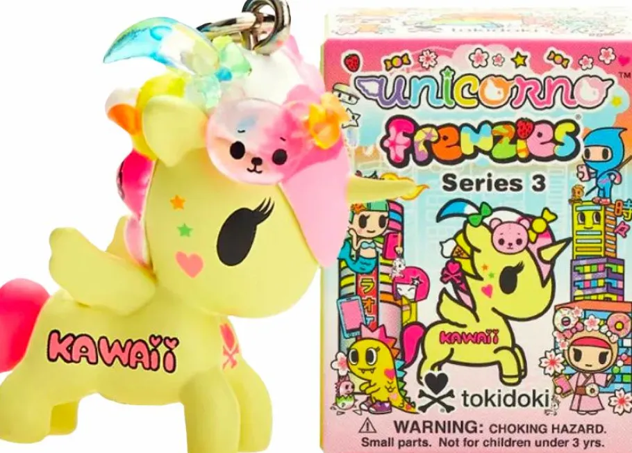 Blind Box>Tokidoki - Unicorno Frenzies Series 3 Blind Box Vinyl Figure Phone Charm (Single Unit)