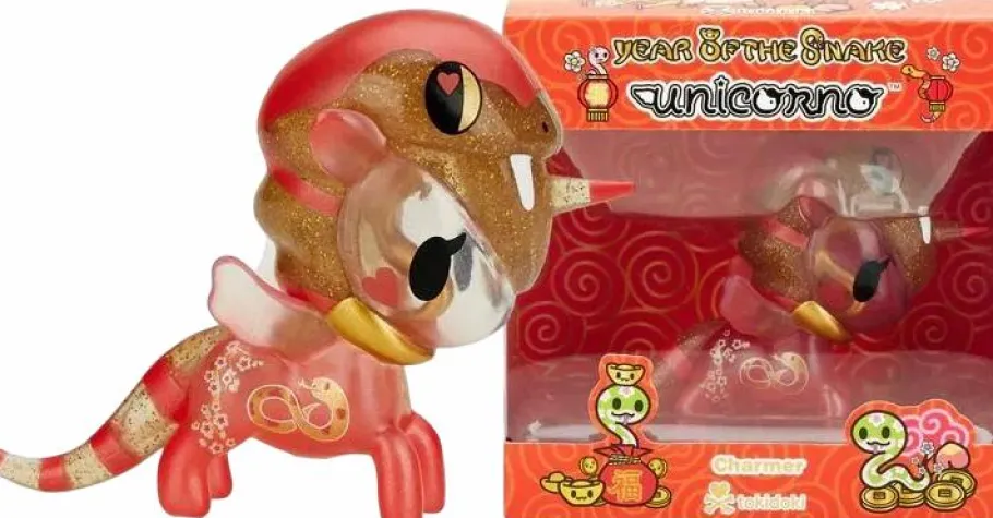 Designer Plush>Tokidoki - Year of the Snake Unicorno Charmer Limited Edition Vinyl Figure