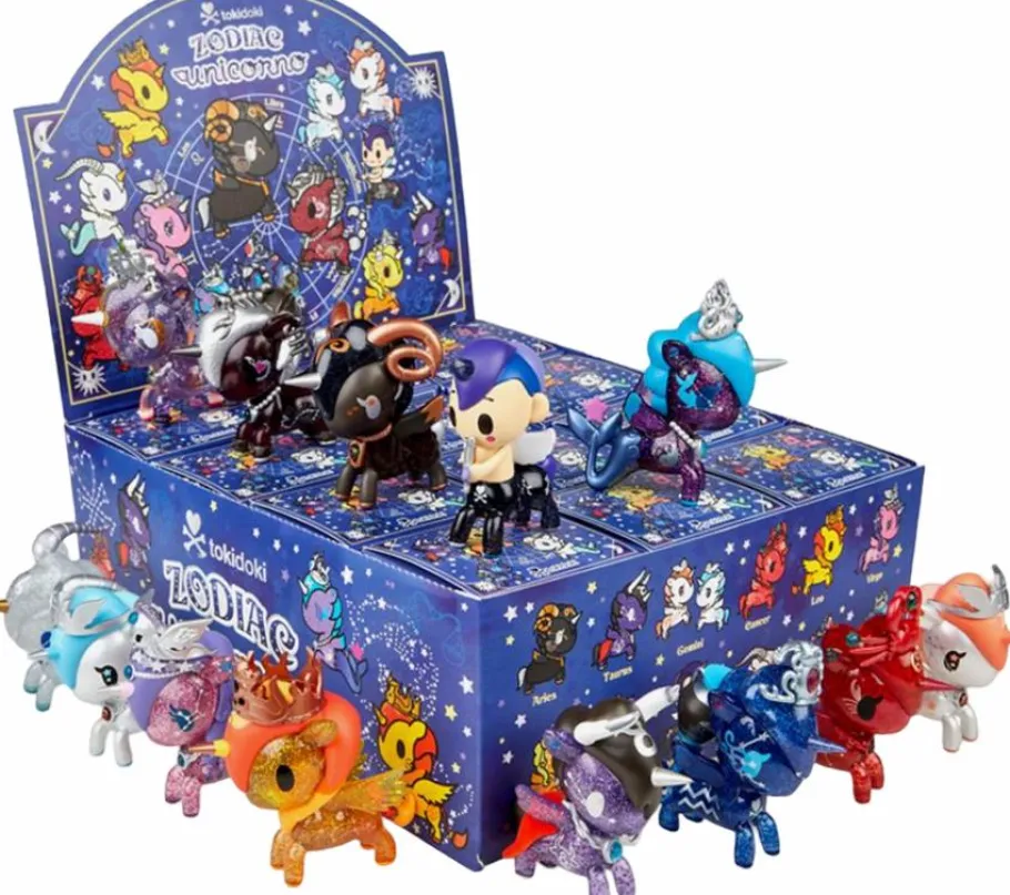Blind Box>Tokidoki - Zodiac Unicorno Blind Box Vinyl Figure (Display of 12)