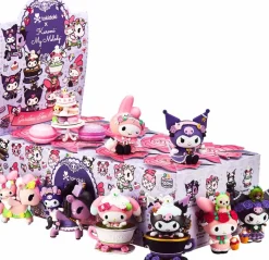 Blind Box>Tokidoki x Kuromi & My Melody - Garden Tea Party Blind Box Vinyl Figure (Display of 8)