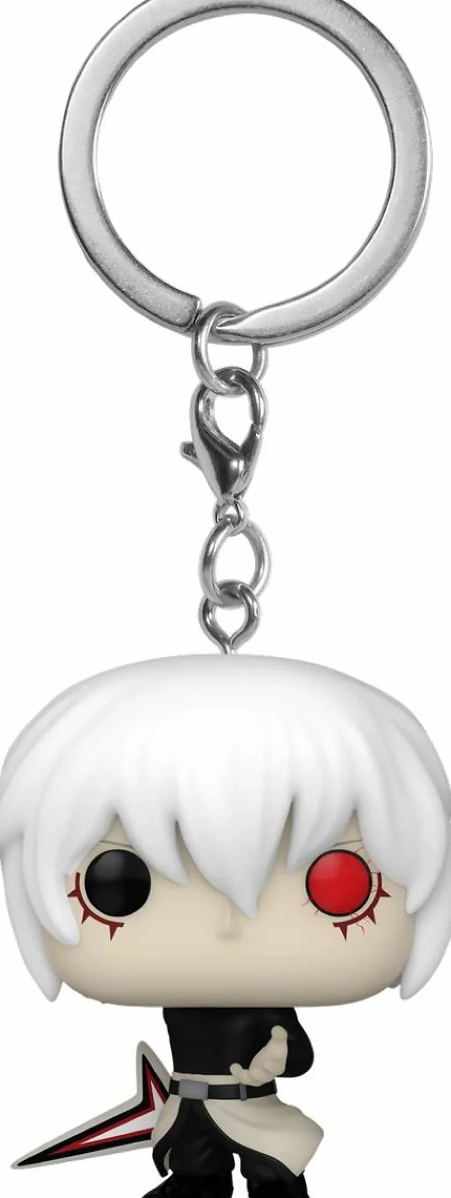 Pop! Keychains>Tokyo Ghoul :re - Ken Kaneki (Final Battle) Pocket Pop! Keychain