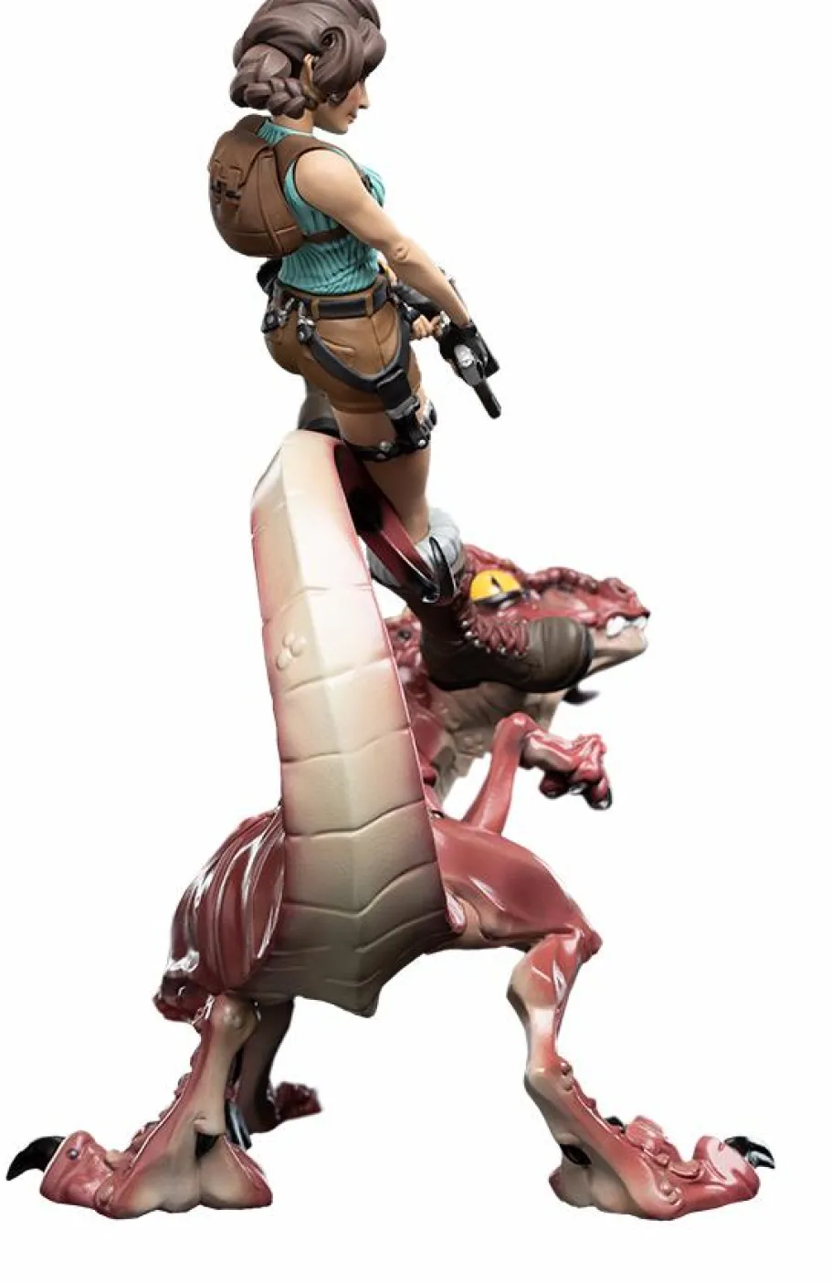 Designer Vinyl>Tomb Raider - Lara Croft vs. Raptor Mini Epics 9" Vinyl Figure