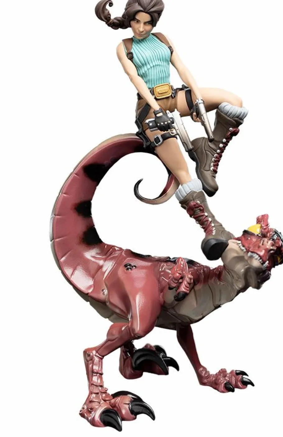 Designer Vinyl>Tomb Raider - Lara Croft vs. Raptor Mini Epics 9" Vinyl Figure