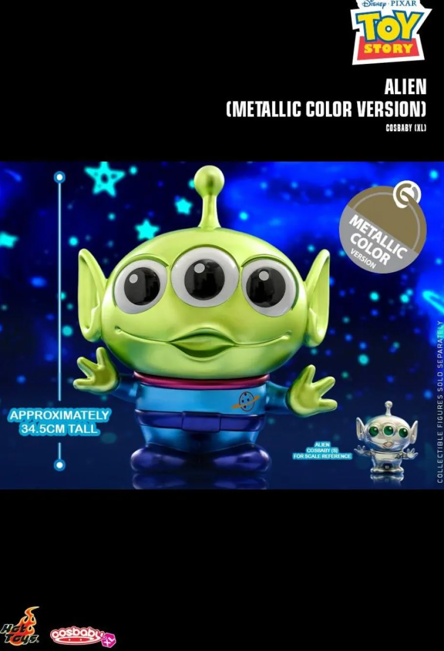 Cosbaby>Toy Story - Alien Metallic Cosbaby (XL) Hot Toys Figure