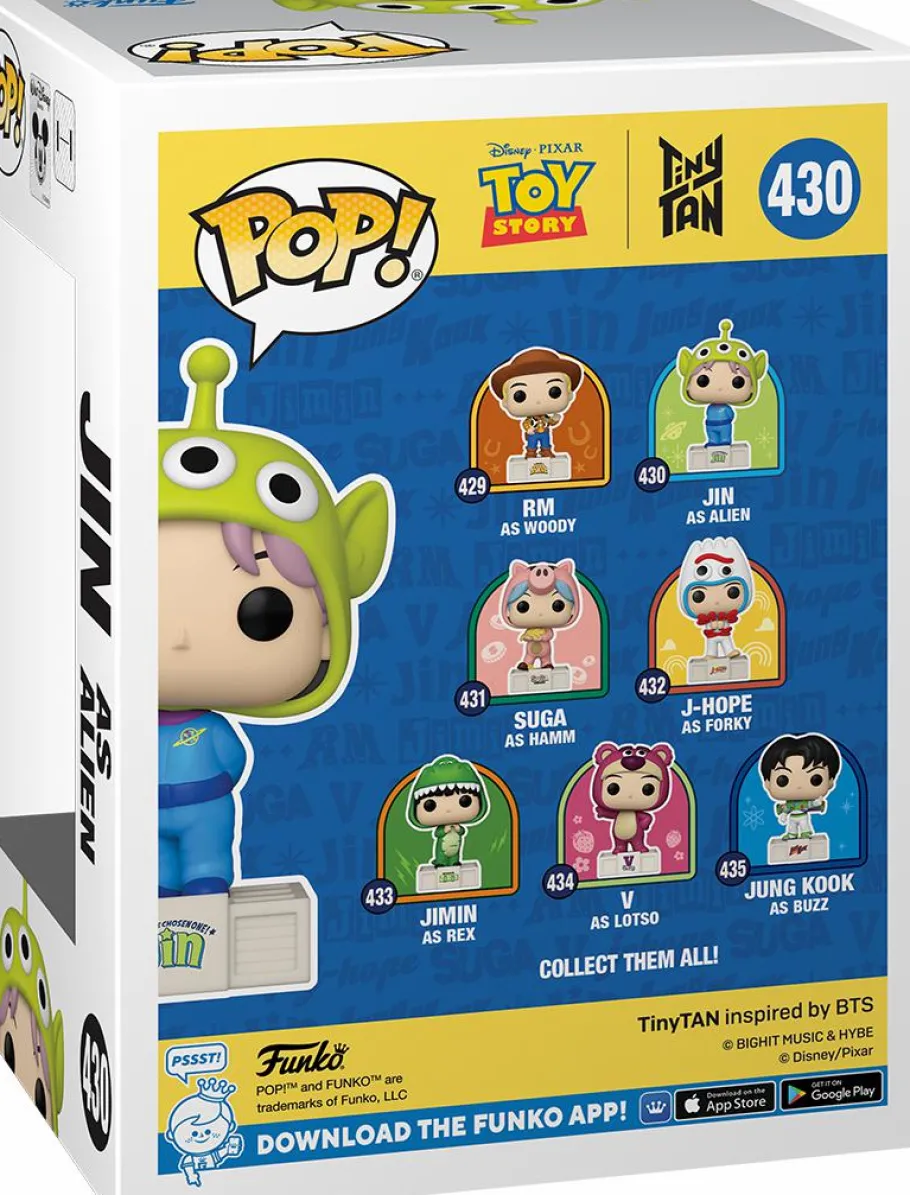 Standard Pop!>Toy Story x TinyTAN: BTS - Jin as Alien Pop! Vinyl Figure