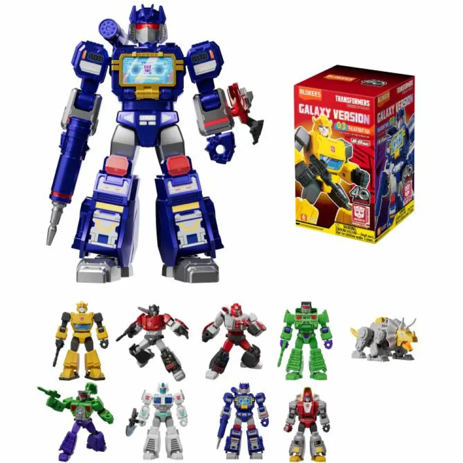 Blind Box>Transformers - Galaxy Version 03 The Autobot Run Blind Box Articulated Model Kit (Display of 9)
