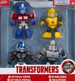 Die-Cast Figures>Transformers - Optimus Prime, Bumblebee, Optimus Primal & Megatron Metalfigs 2.5" Die-Cast Figure 4-Pack