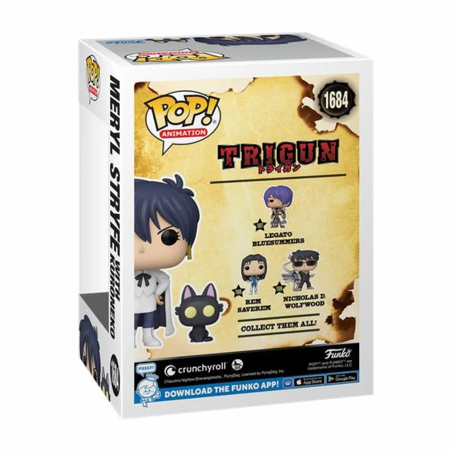 Standard Pop!>Trigun - Meryl Stryfe with Kuroneko Pop! Vinyl Figure (2024 Fall Convention Exclusive)