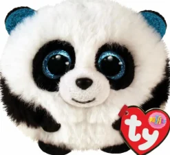 Designer Plush>Beanie Boos Ty Puffies - Bamboo the Panda 3.5” Beanie Plush