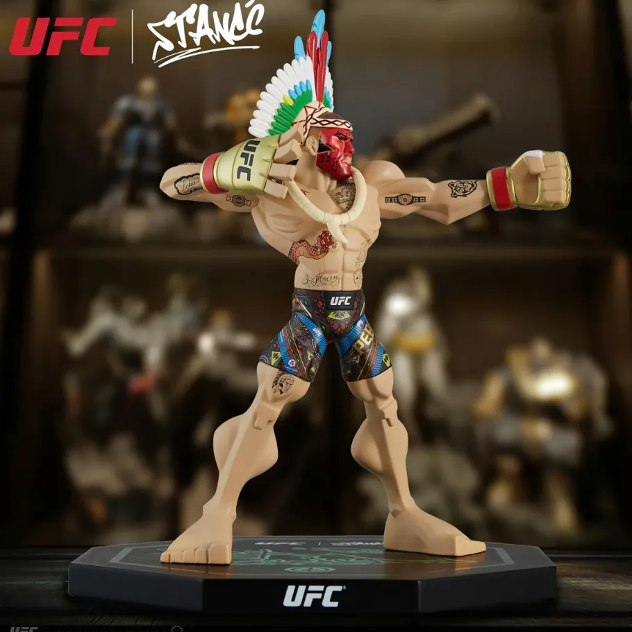 Designer Vinyl>UFC - Alex Pereira Bow & Arrow Tribal Pose with Headdress Limited Edition 11" Vinyl Figure by Tracy Tubera