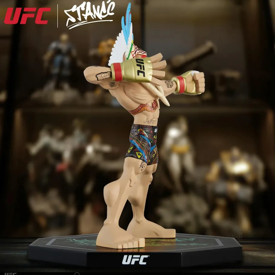 Designer Vinyl>UFC - Alex Pereira Bow & Arrow Tribal Pose with Headdress Limited Edition 11" Vinyl Figure by Tracy Tubera