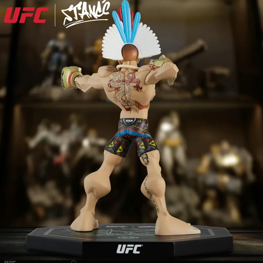 Designer Vinyl>UFC - Alex Pereira Bow & Arrow Tribal Pose with Headdress Limited Edition 11" Vinyl Figure by Tracy Tubera