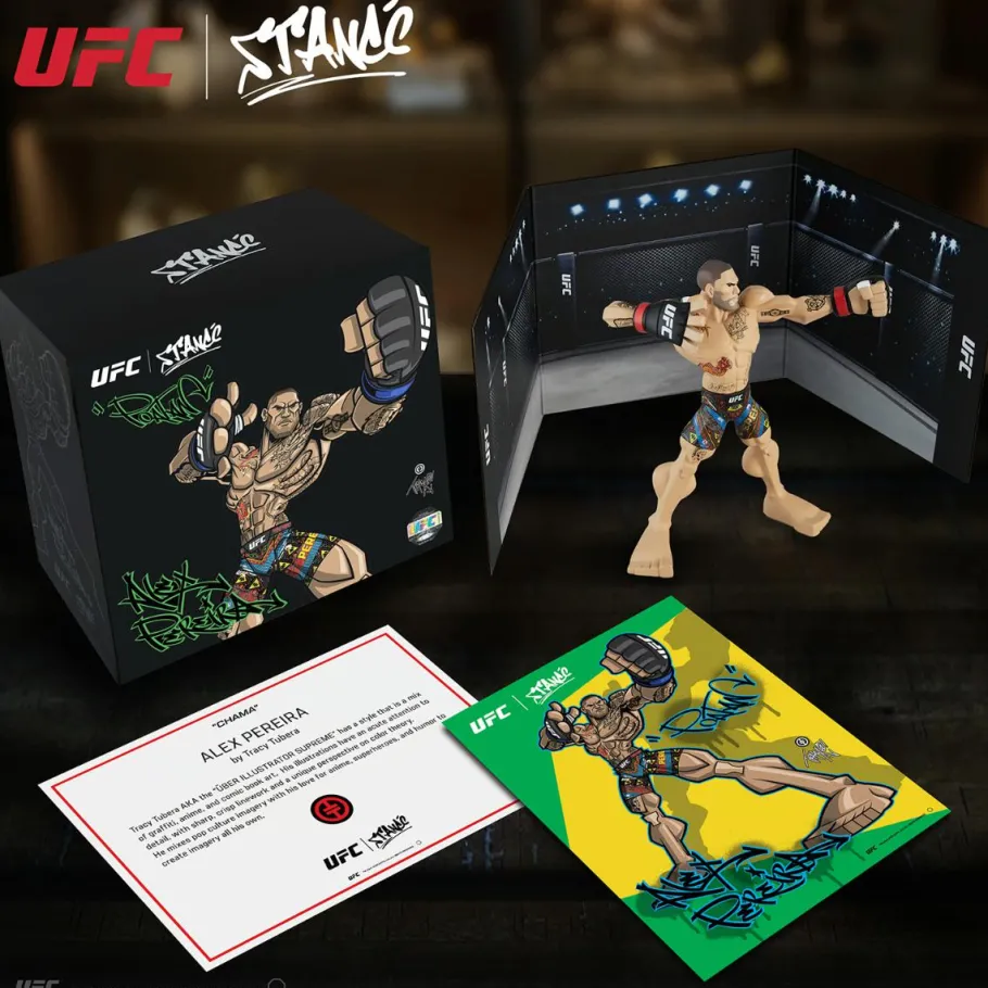 Designer Vinyl>UFC - Alex Pereira Bow & Arrow Tribal Pose 11" Vinyl Figure by Tracy Tubera