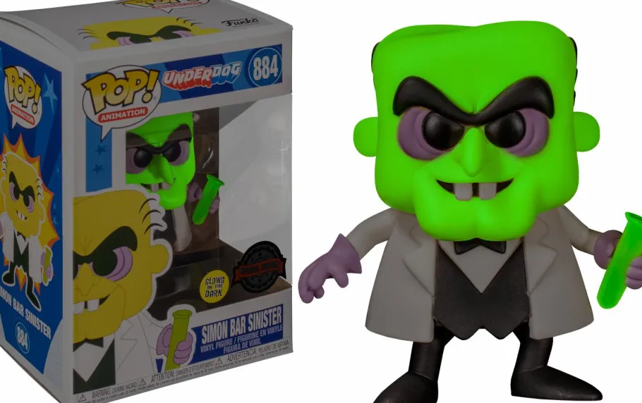 Standard Pop!>Underdog - Simon Bar Sinister Glow in the Dark Pop! Vinyl Figure