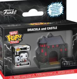 Pop! Rides & Town>Universal Monsters - Dracula & Castle Bitty Pop! Town Vinyl Figure