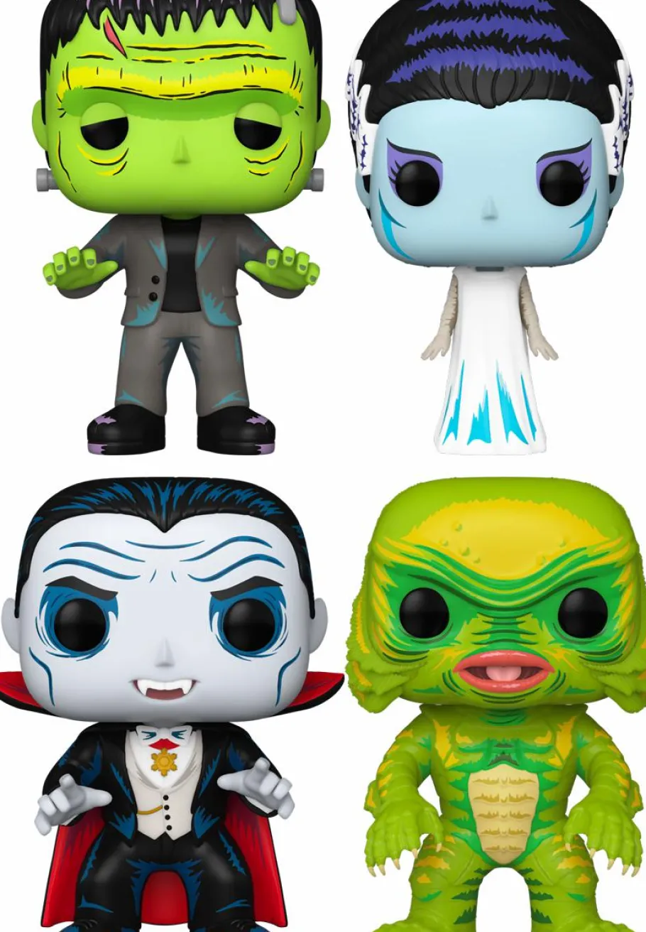 Pop! Bundles>Universal Monsters - The Legacy Collection (Deco) Pop! Vinyl Bundle (Set of 4)