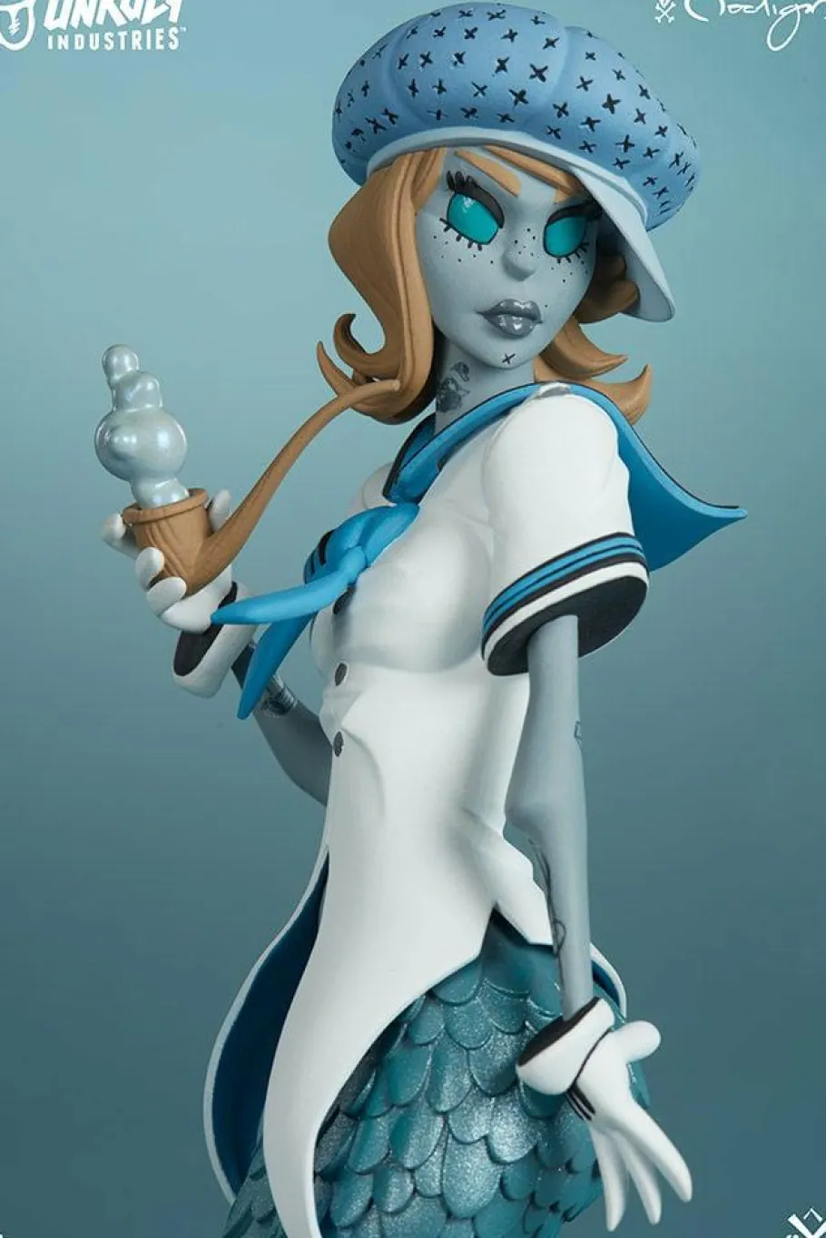 Designer Vinyl>Unruly Industries - Canary Blu 8” Vinyl Figure by Hainanu “nooligan” Saulque