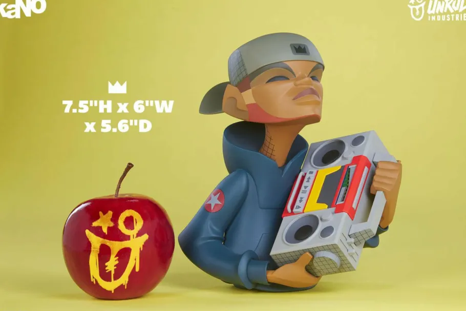 Designer Vinyl>Unruly Industries - Ghetto Blaster 7” Vinyl Figure by kaNO