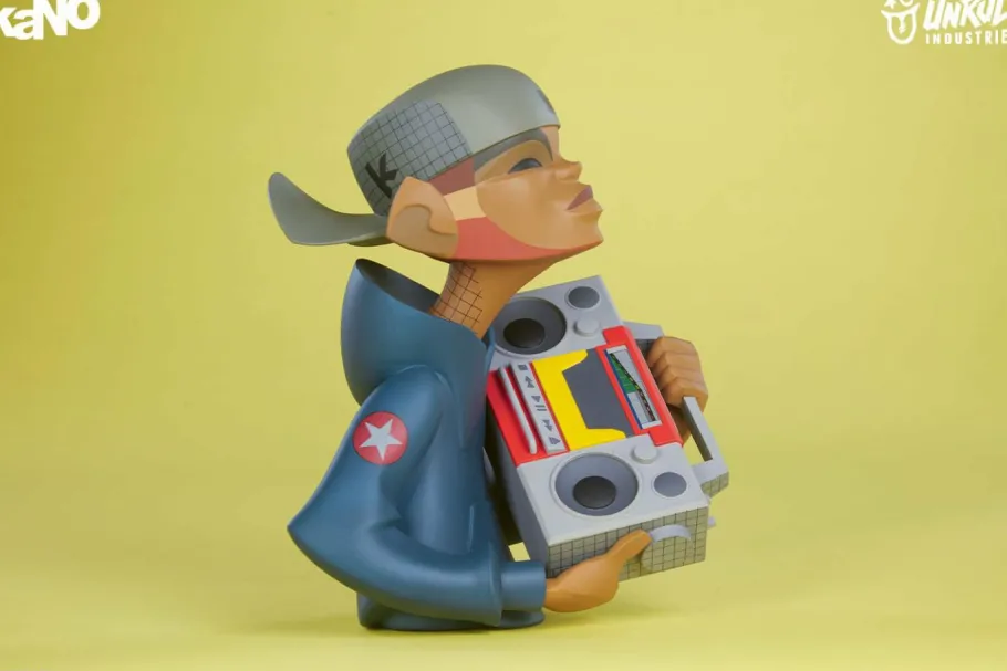 Designer Vinyl>Unruly Industries - Ghetto Blaster 7” Vinyl Figure by kaNO