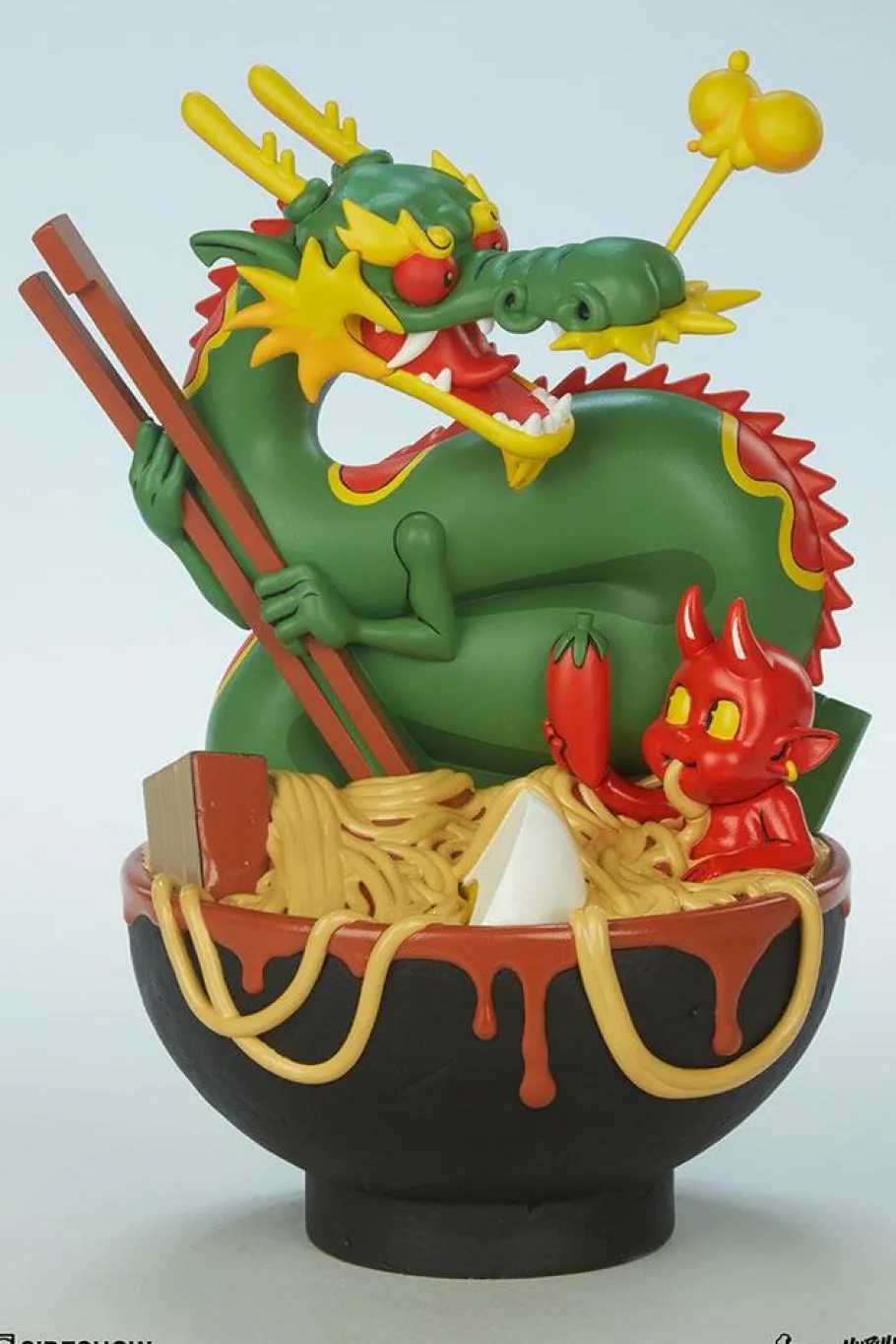 Designer Vinyl>Unruly Industries - Ramen Demon 9” Vinyl Figure by Levi Prewitt