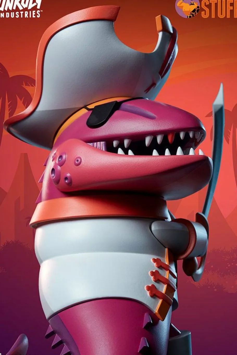 Designer Vinyl>Unruly Industries - Whaleontology 9” Designer Collectable Statue Set by Tom Whalen