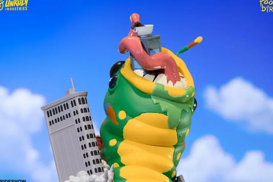 Designer Vinyl>Unruly Industries - Wrath of Wormzilla 6” Vinyl Figure by Mike “Poopbird” Groves